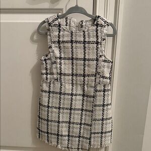 Chic Plaid Toddler Sleeveless Dress- NWT!